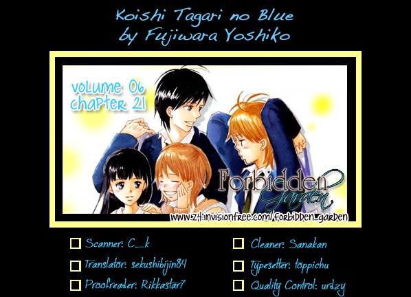 Koi Shitagari no Blue Chapter 21 page 54 - Chapter 21
