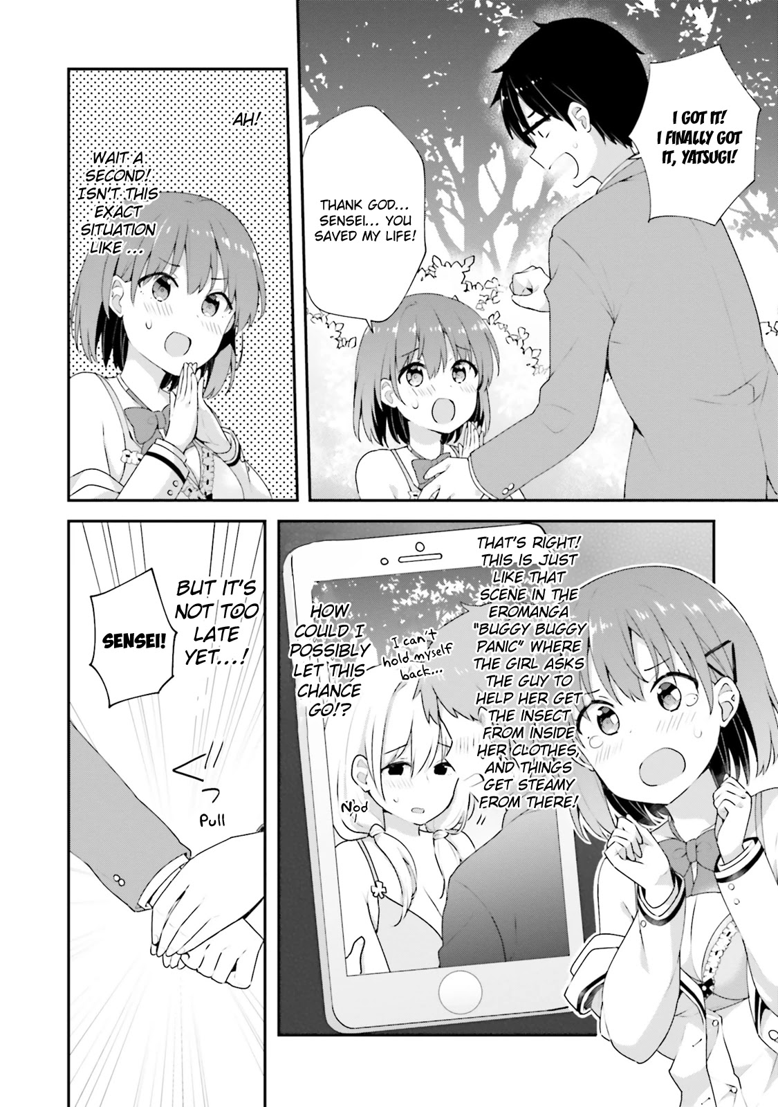 Koi Suru Otome wa Eromanga ni Yume wo Miru Chapter 8 page 19 - Chapter 8: Behind the school...
