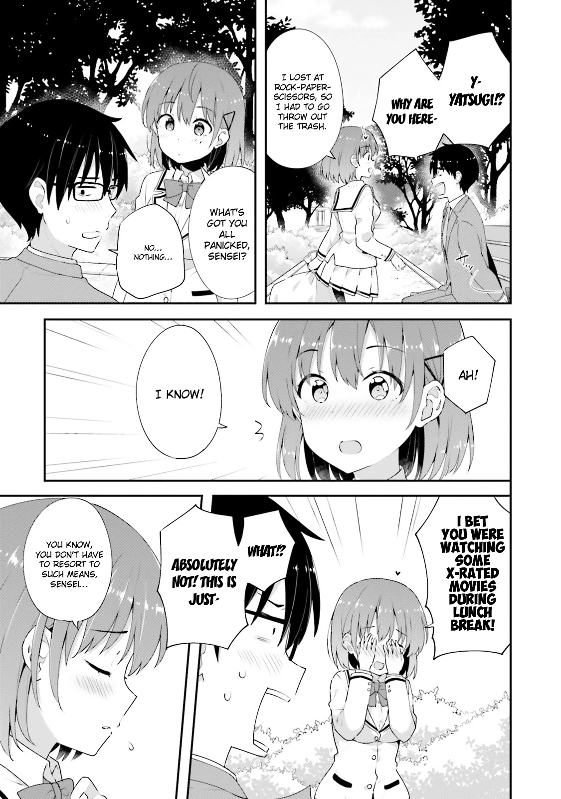 Koi Suru Otome wa Eromanga ni Yume wo Miru Chapter 8 page 3 - Chapter 8: Behind the school...