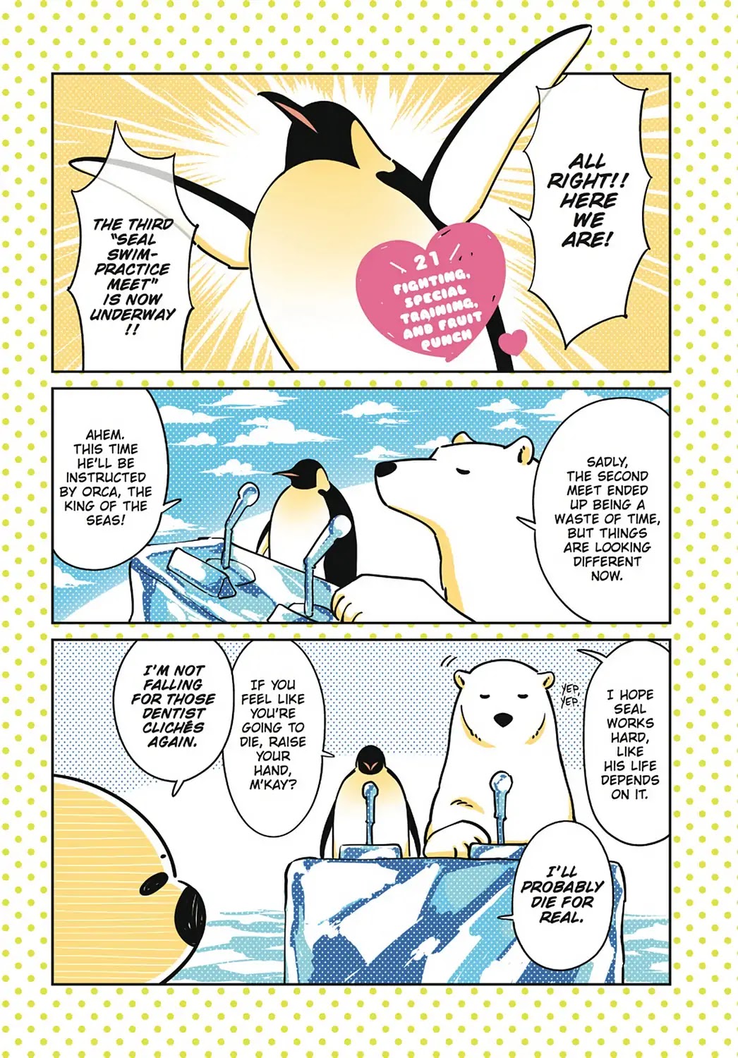 Koi Suru Shirokuma Chapter 21 page 3 - Chapter 21: Vol.4 21: FIGHTING, SPECIAL TRAINING, AND FRUIT PUNCH