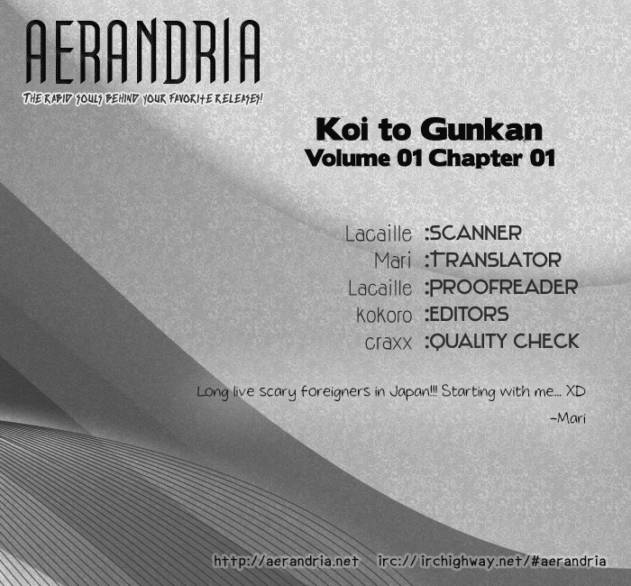 Koi to Gunkan Chapter 1.2 page 5 - Chapter 1 v2 : The man I love has the scent of lemon