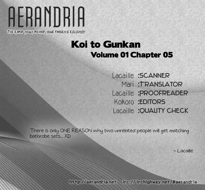 Koi to Gunkan Chapter 5.2 page 2 - Chapter 5 v2 : Wrapped in His Bathrobe