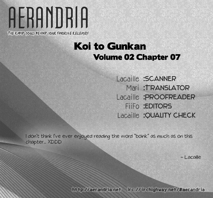 Koi to Gunkan Chapter 7.2 page 3 - Chapter 7 v2 : My Rival is Sexy Dynamite!!