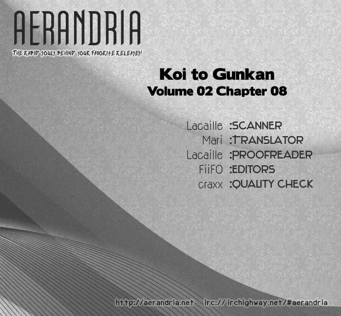 Koi to Gunkan Chapter 8.2 page 2 - Chapter 8 v2 : Hot, Sweet... Kiss
