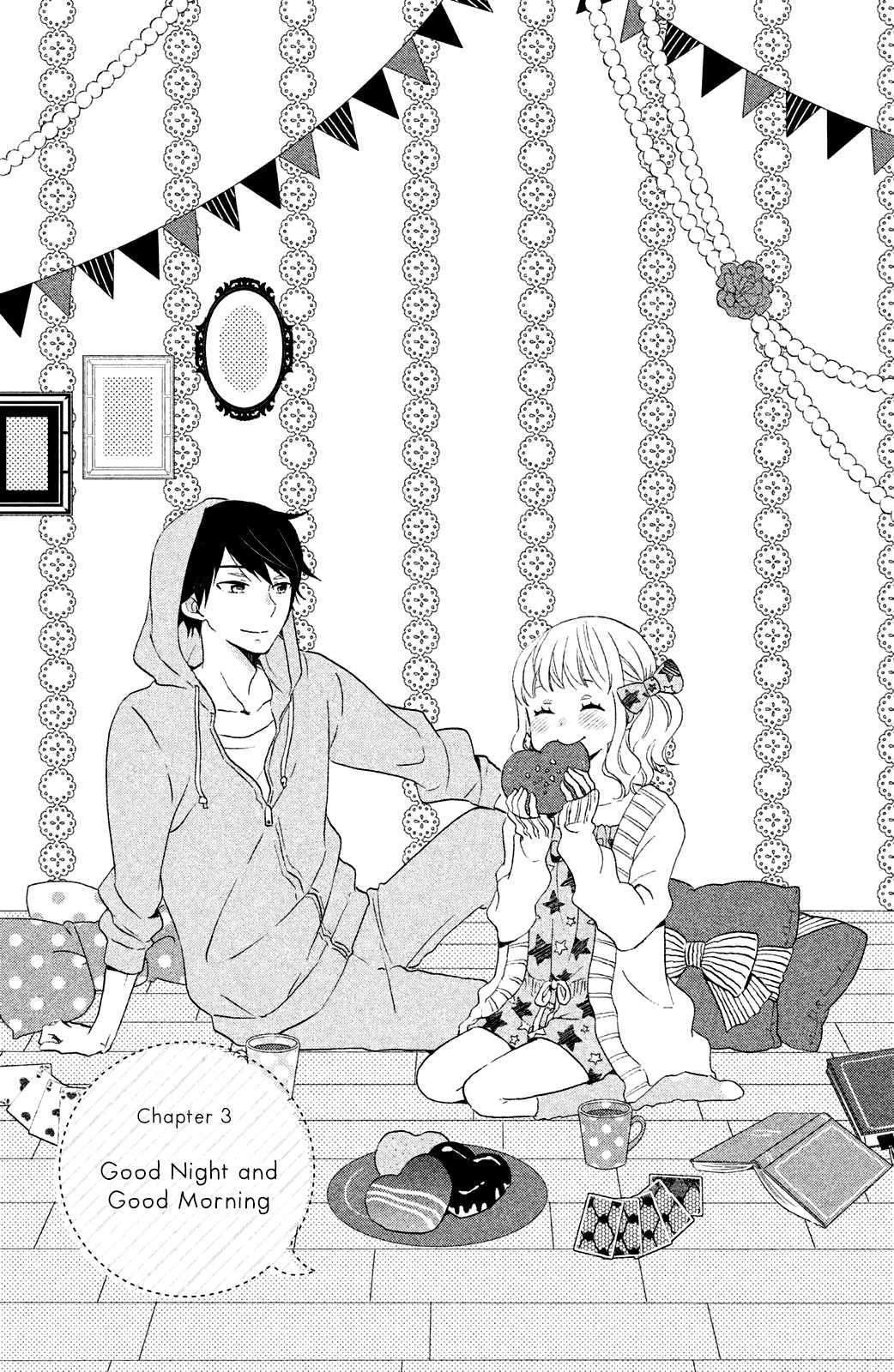 Koi to Himitsu no Gakuseiryou Chapter 3 page 2 - Chapter 3: Good Night and Good Morning