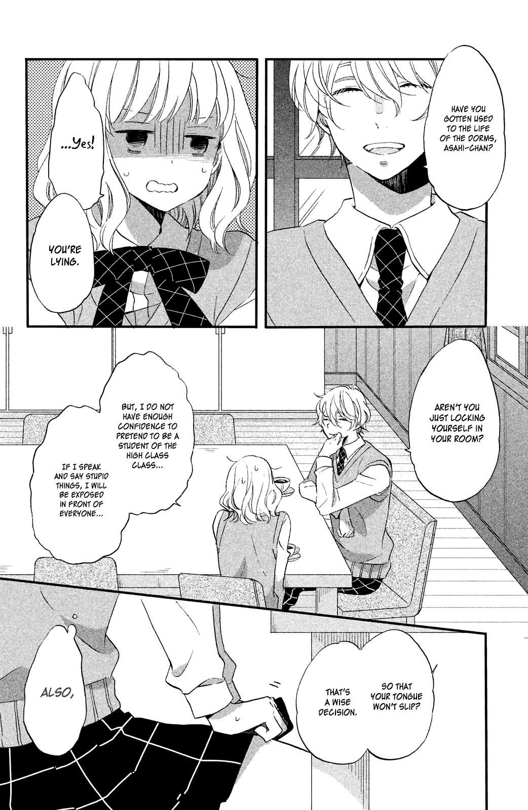Koi to Himitsu no Gakuseiryou Chapter 3 page 5 - Chapter 3: Good Night and Good Morning