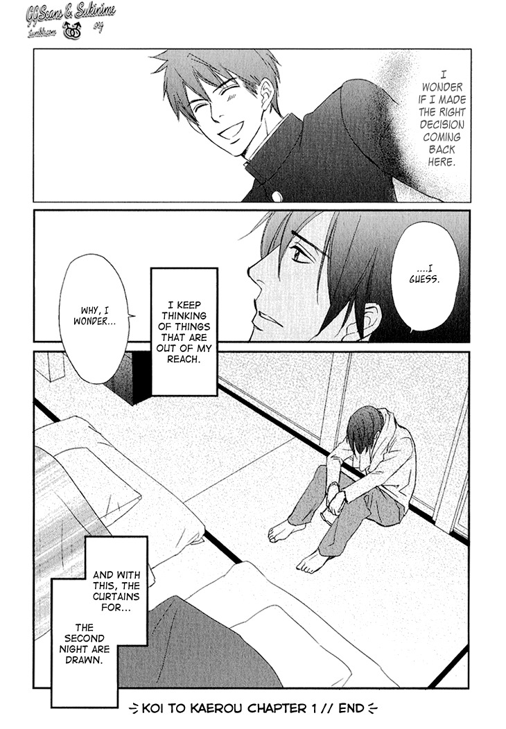 Koi to Kaerou Chapter 1 page 36 - Chapter 1