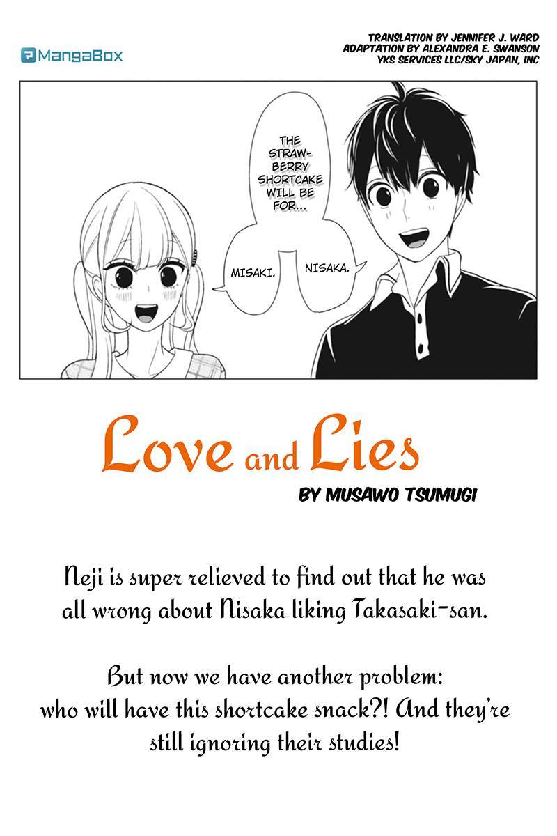 Koi to Uso Chapter 104 page 1 - Chapter 104: Full Of Unknown Things