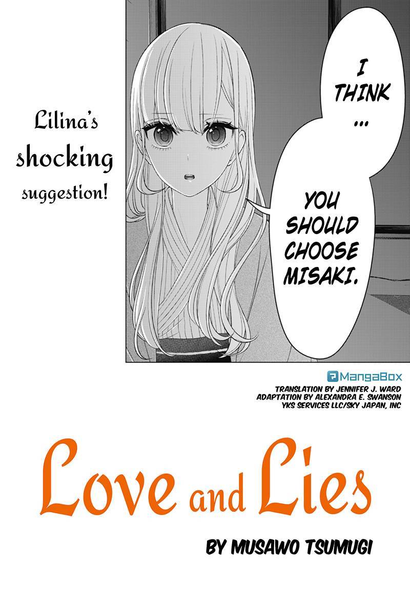 Koi to Uso Chapter 115 page 1 - Chapter 115: It All Changed