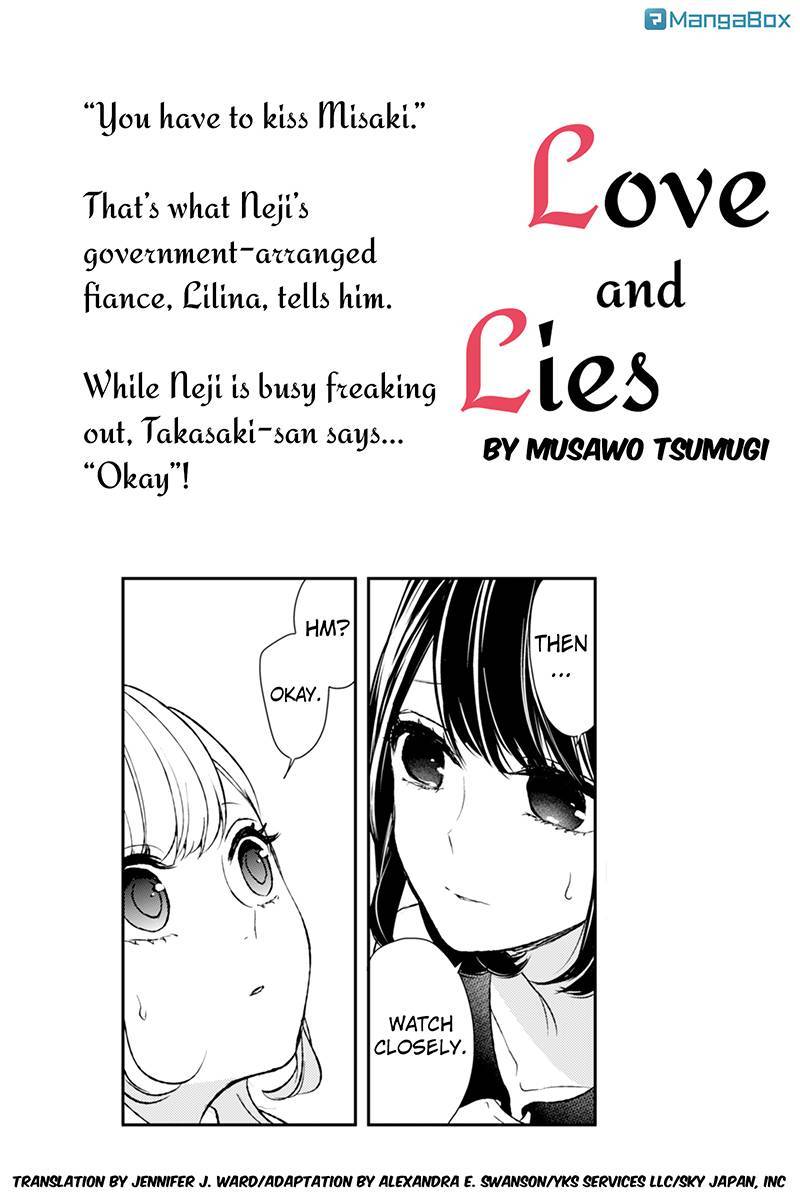 Koi to Uso Chapter 13 page 1 - Chapter 13: A Kiss