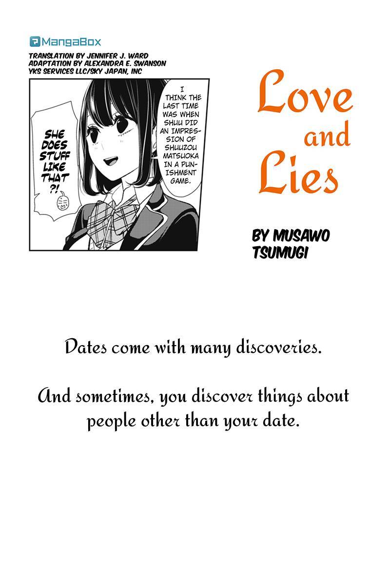 Koi to Uso Chapter 141 page 1 - Chapter 141: Shuuzou
