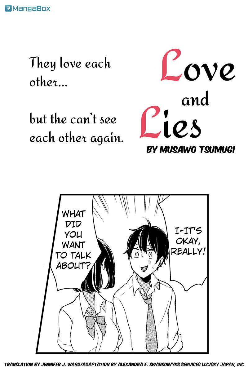 Koi to Uso Chapter 15 page 1 - Chapter 15: Sorry If I Smell Sweaty