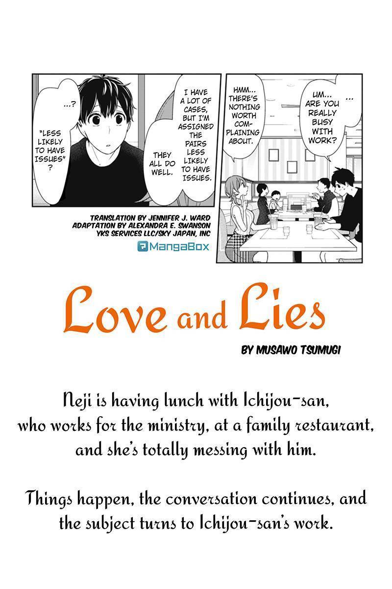 Koi to Uso Chapter 152 page 1 - Chapter 152: The Right Answer in our Society