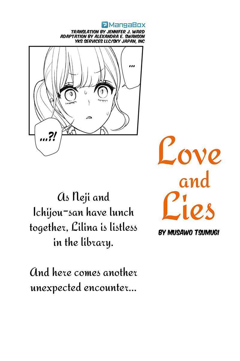 Koi to Uso Chapter 153 page 1 - Chapter 153: A Socially Handicapped Pair