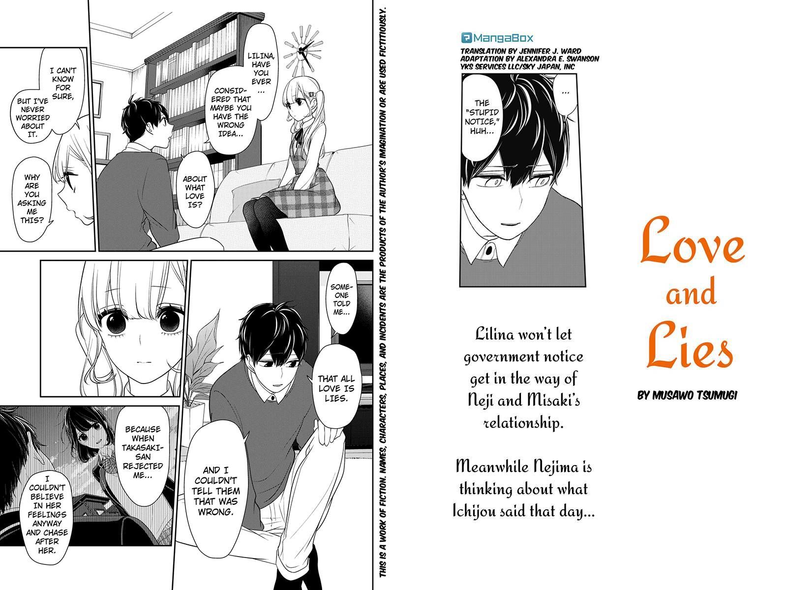 Koi to Uso Chapter 162 page 1 - Chapter 162