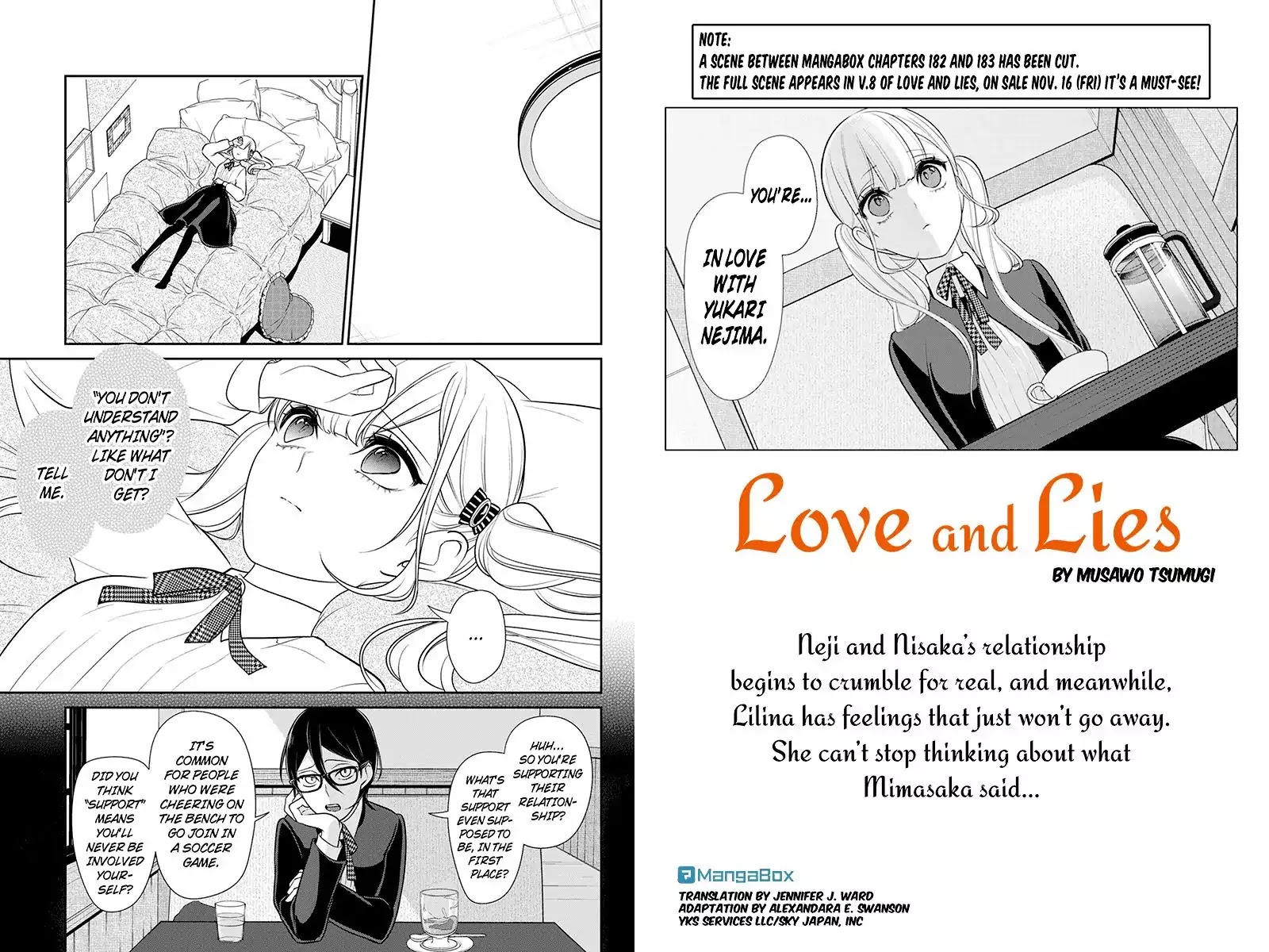 Koi to Uso Chapter 183 page 1 - Chapter 183