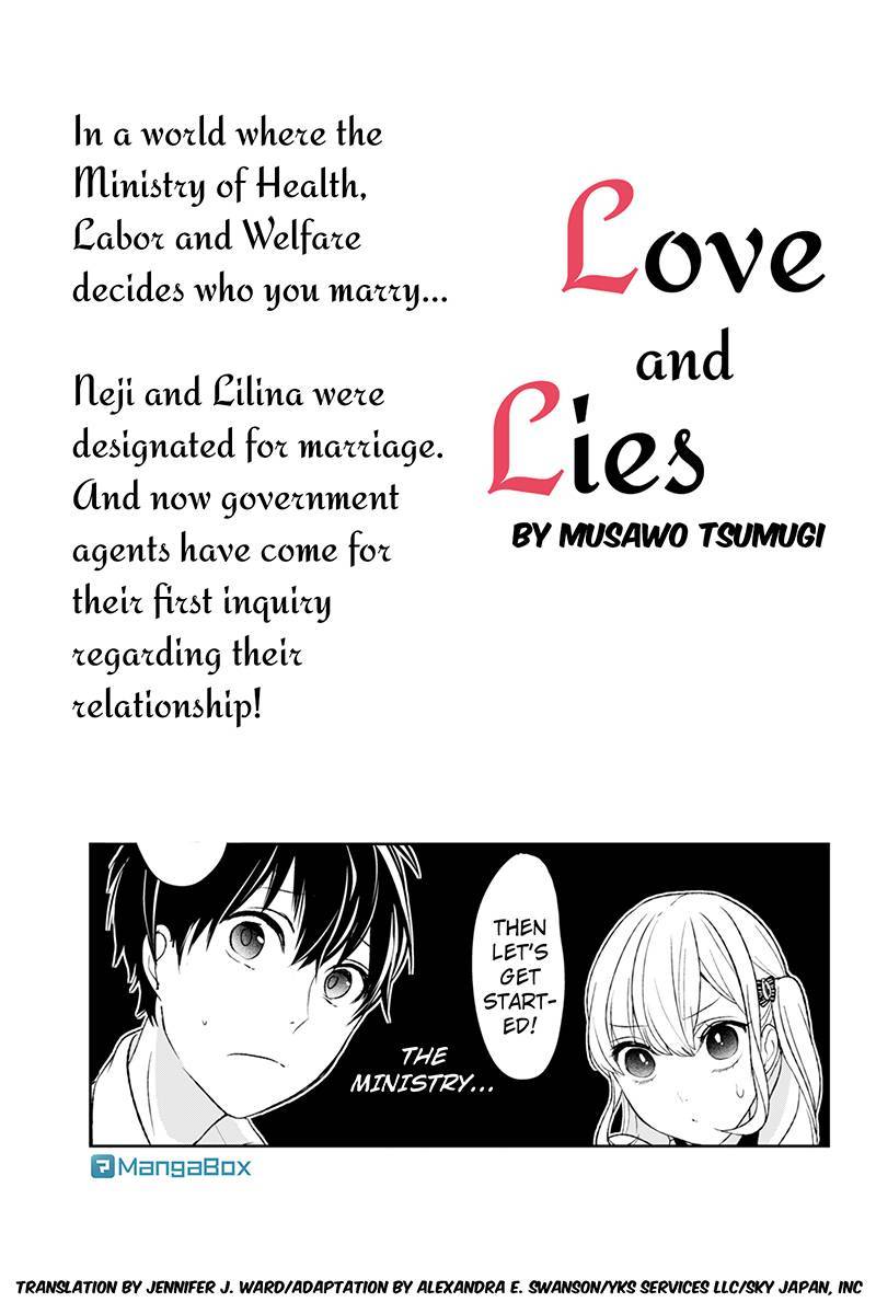 Koi to Uso Chapter 20 page 1 - Chapter 20: Inquiry No. 1