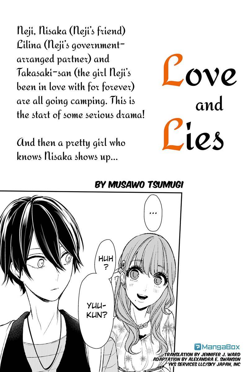 Koi to Uso Chapter 27 page 1 - Chapter 27: Nisaka's Type