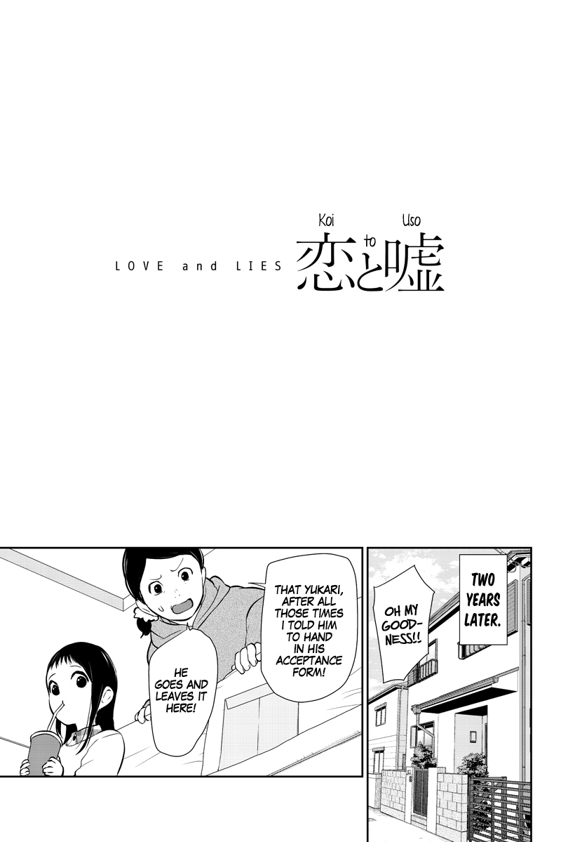 Koi to Uso Chapter 287.1 page 2 - Chapter 287.1: Misaki Route Finale