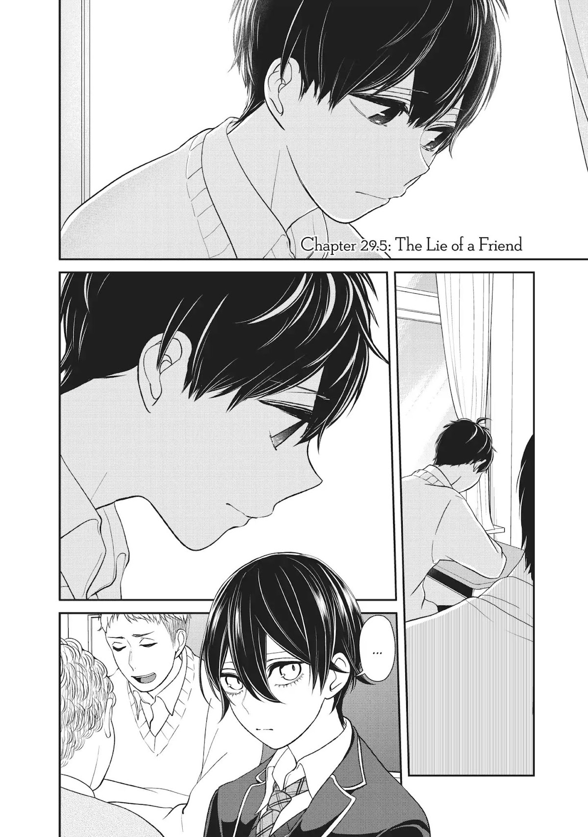 Koi to Uso Chapter 29.5 page 1 - Chapter 29.5: The Lie of a Friend