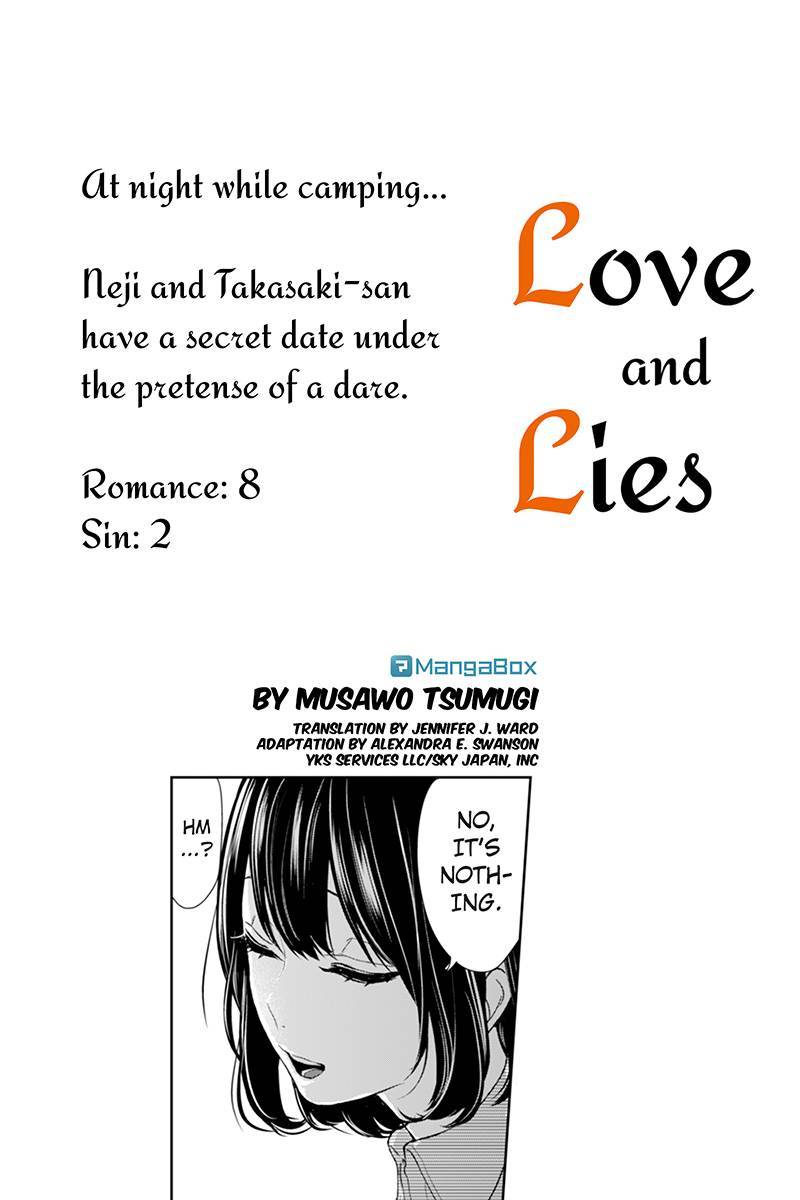Koi to Uso Chapter 34 page 1 - Chapter 34: Both Falling