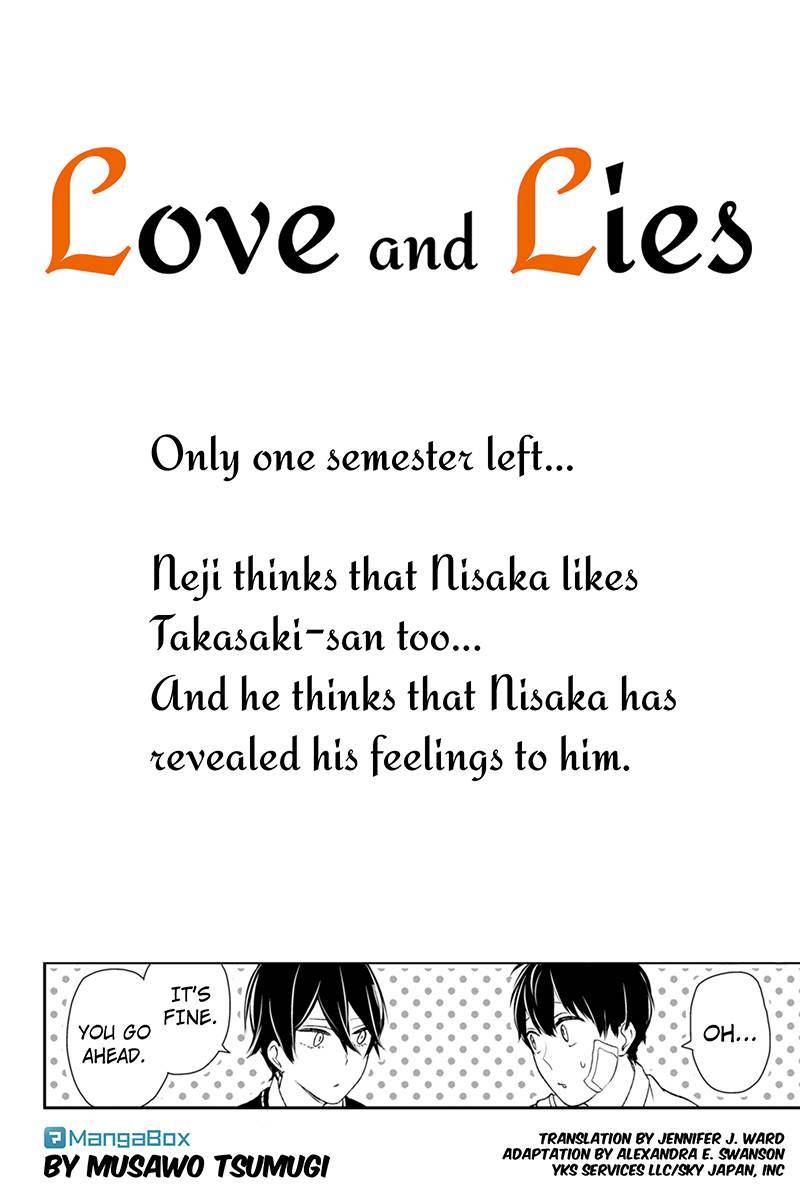 Koi to Uso Chapter 39 page 1 - Chapter 39: Bloodshed At The Cultural Festival