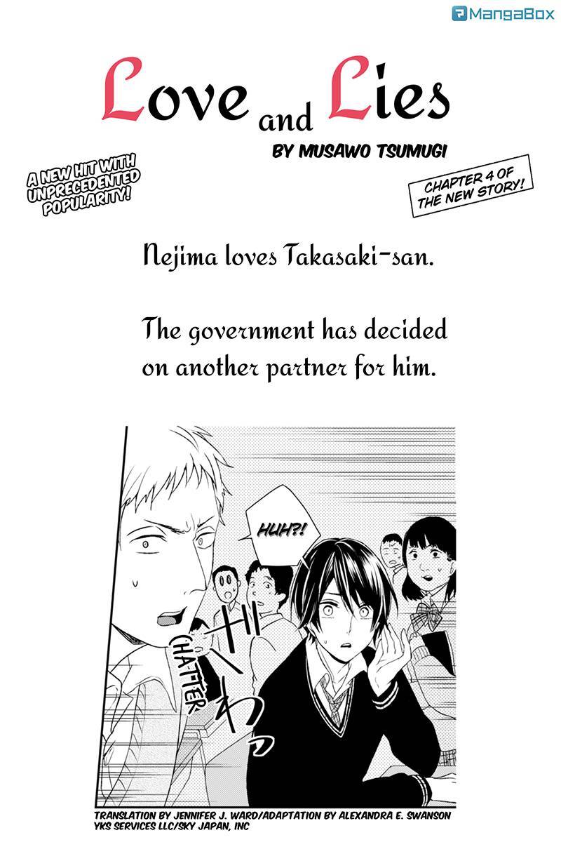 Koi to Uso Chapter 4 page 1 - Chapter 4: Nejima's Conflict!