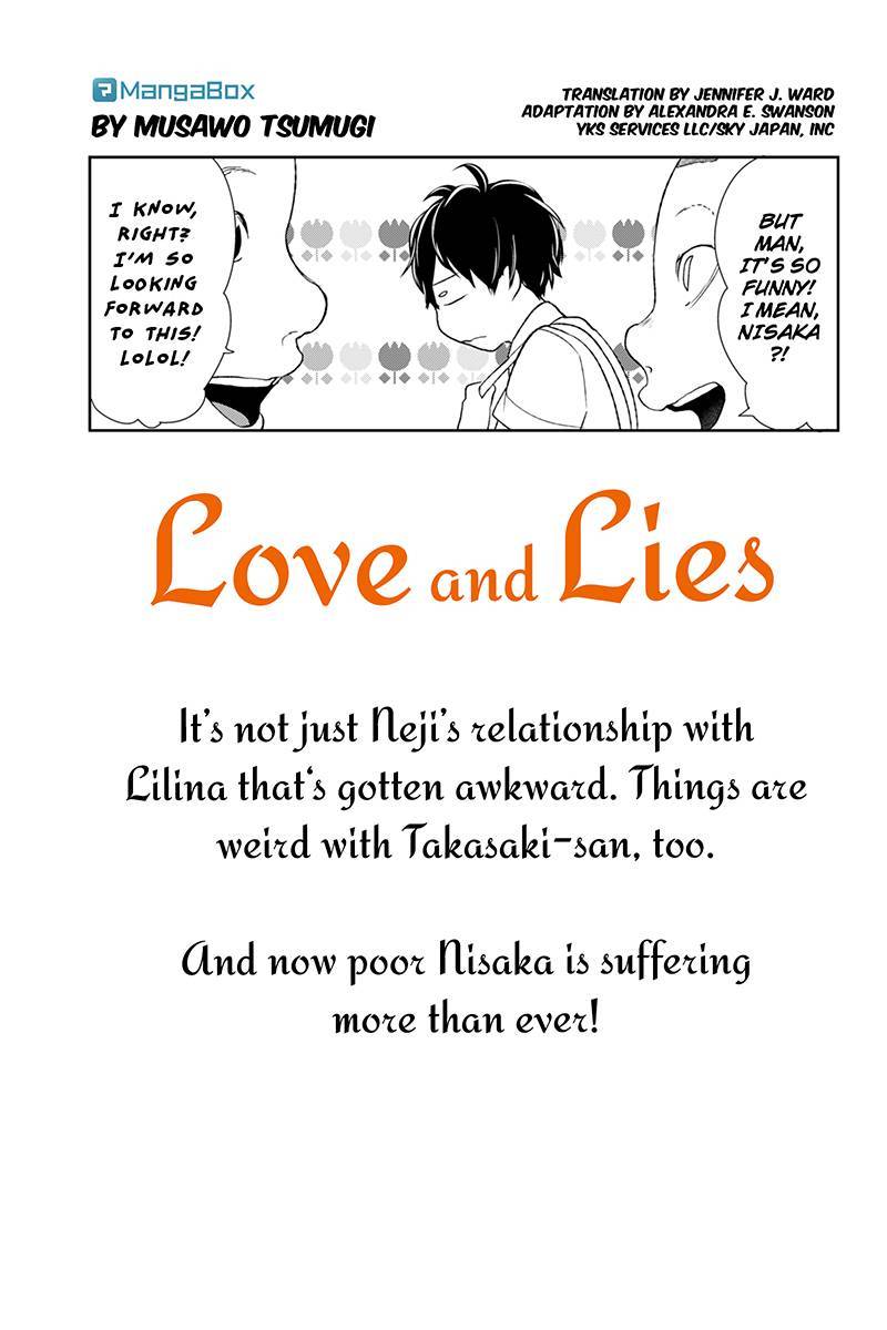 Koi to Uso Chapter 58 page 1 - Chapter 58: Nisaka, Feeling Bitter
