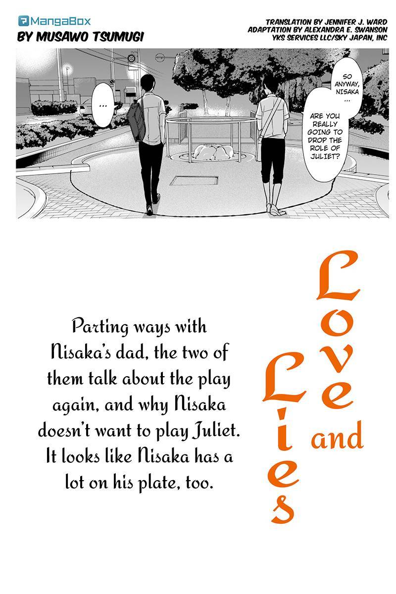 Koi to Uso Chapter 69 page 1 - Chapter 69: The Two Of Them On The Way Home