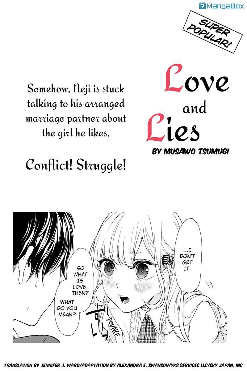 Koi to Uso Chapter 7 page 1 - Chapter 7: An Unexpected Reaction!