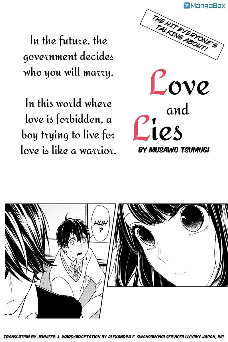 Koi to Uso Chapter 8 page 1 - Chapter 8: An Unparalleled Love Detective!