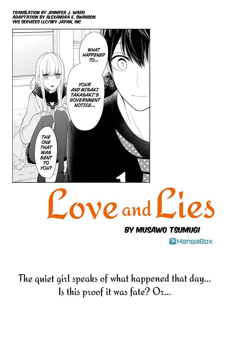 Koi to Uso Chapter 84 page 1 - Chapter 84: What Happened That Day