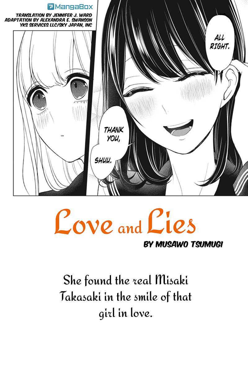 Koi to Uso Chapter 98 page 1 - Chapter 98: The One Meant For You