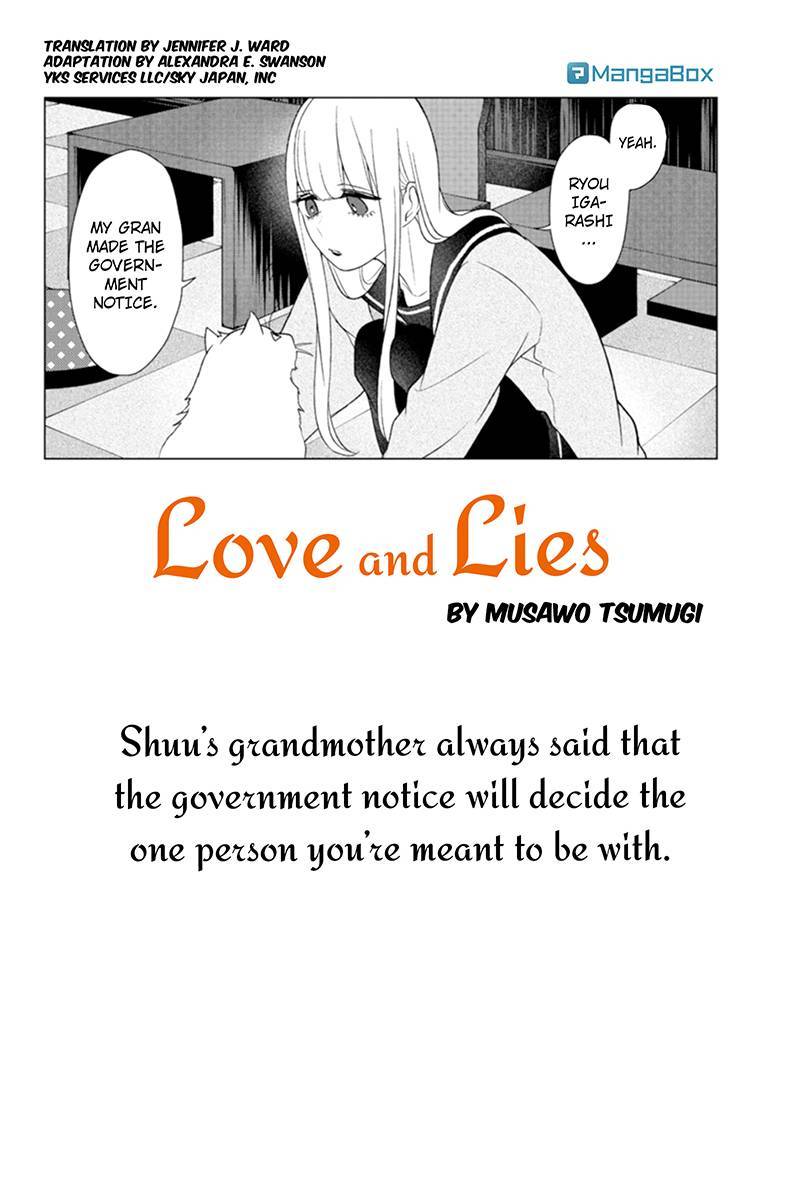 Koi to Uso Chapter 99 page 1 - Chapter 99: Fateful Love