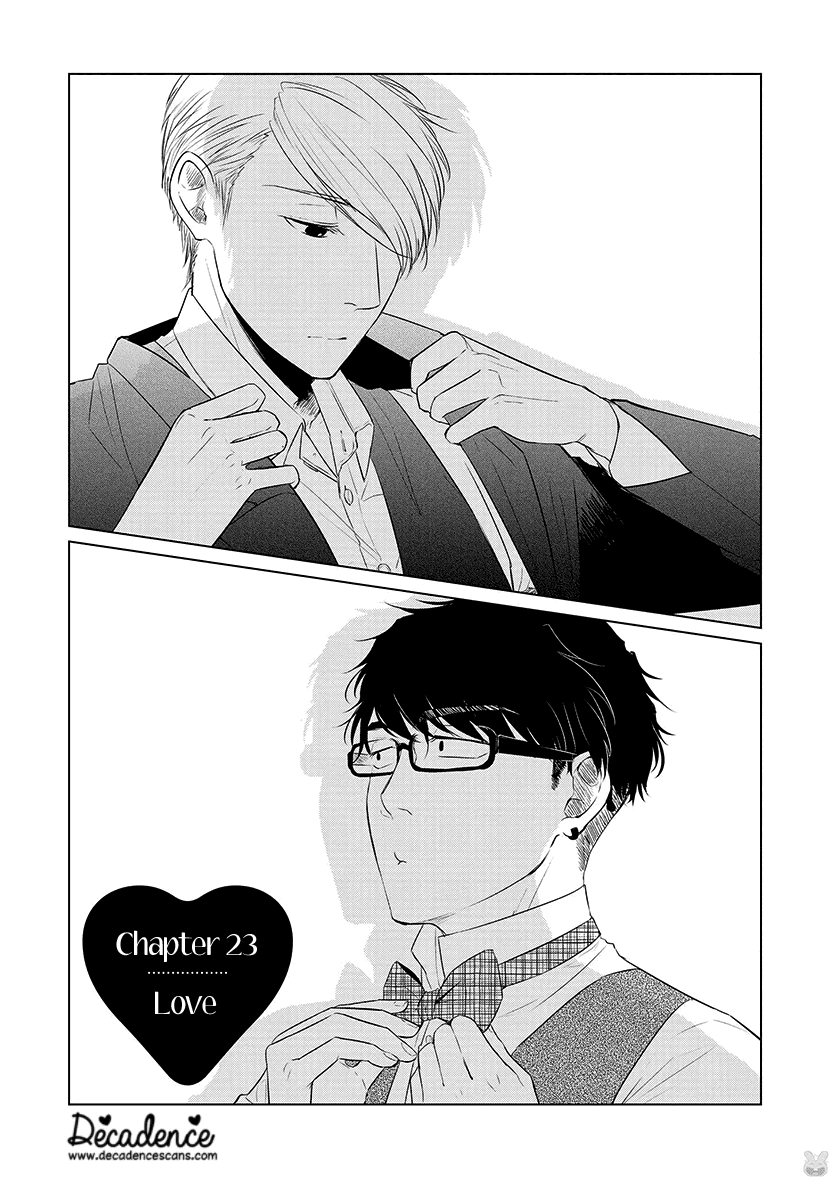 Koi to Yobu ni wa Kimochi Warui Chapter 23 page 1 - Chapter 23: Love