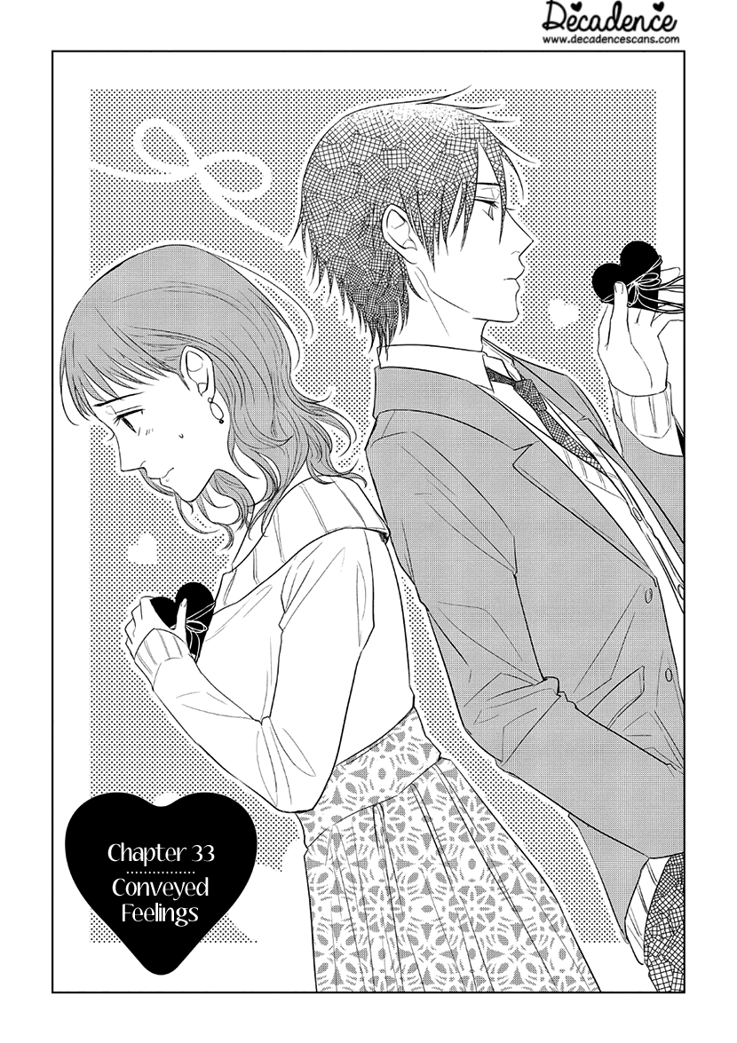 Koi to Yobu ni wa Kimochi Warui Chapter 33 page 1 - Chapter 33: Conveyed Feelings