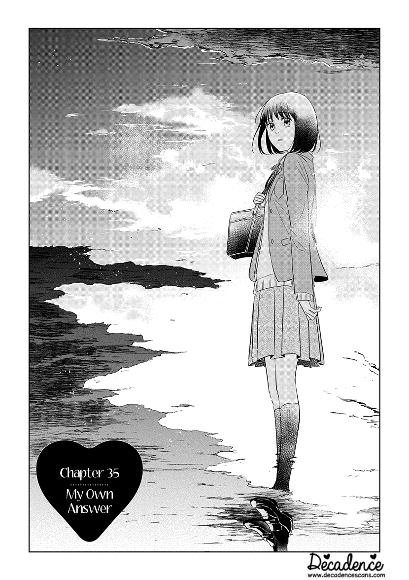 Koi to Yobu ni wa Kimochi Warui Chapter 35 page 1 - Chapter 35: My Own Answer