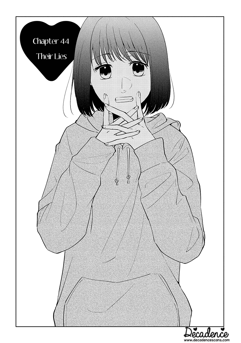 Koi to Yobu ni wa Kimochi Warui Chapter 44 page 1 - Chapter 44: Their Lies