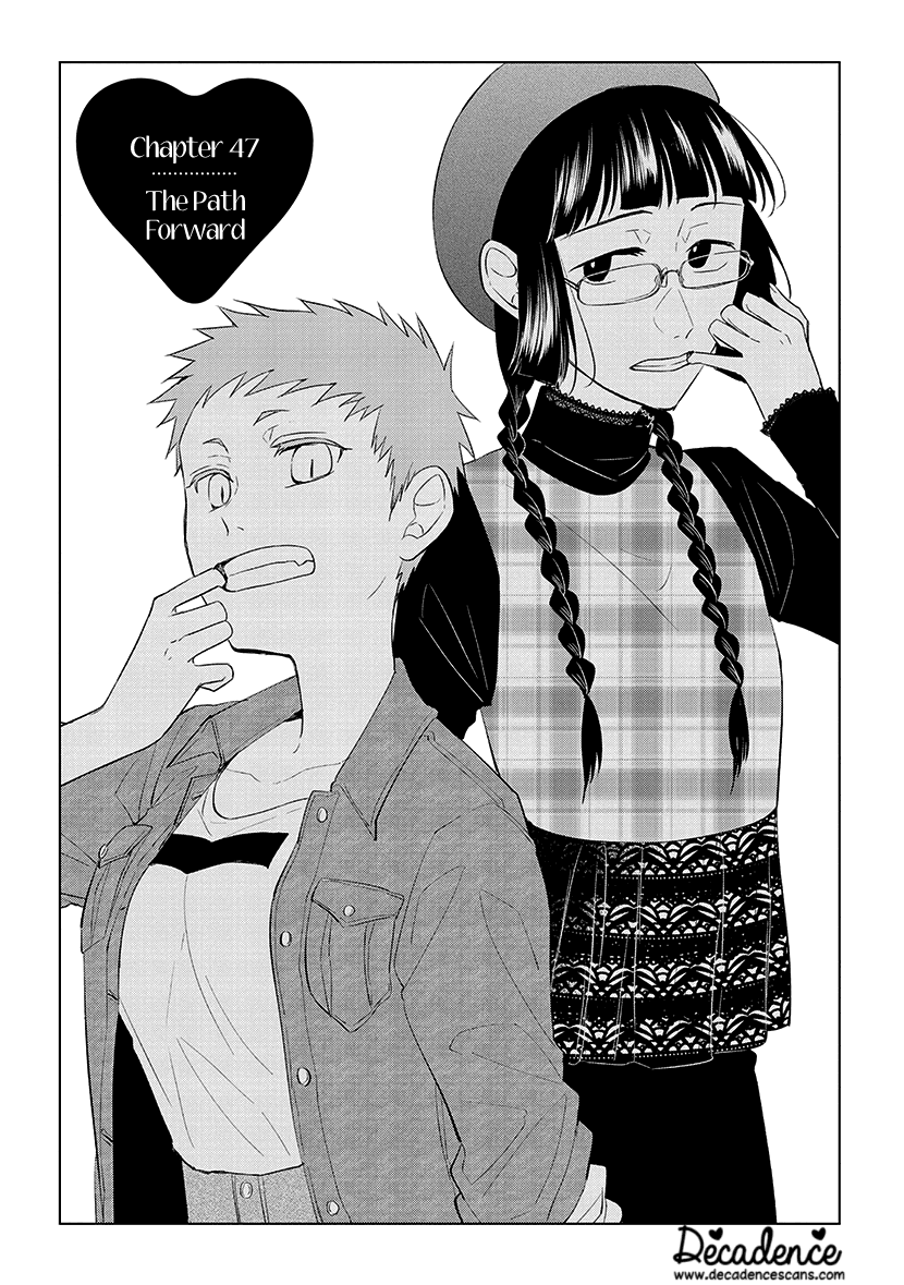 Koi to Yobu ni wa Kimochi Warui Chapter 47 page 1 - Chapter 47: The Path Forward