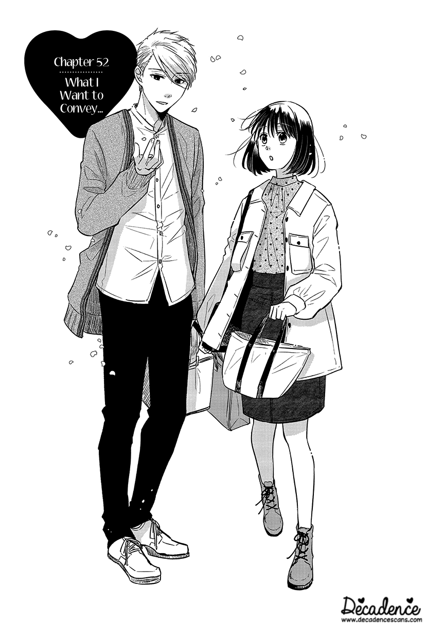 Koi to Yobu ni wa Kimochi Warui Chapter 52 page 1 - Chapter 52: What I Want to Convey...