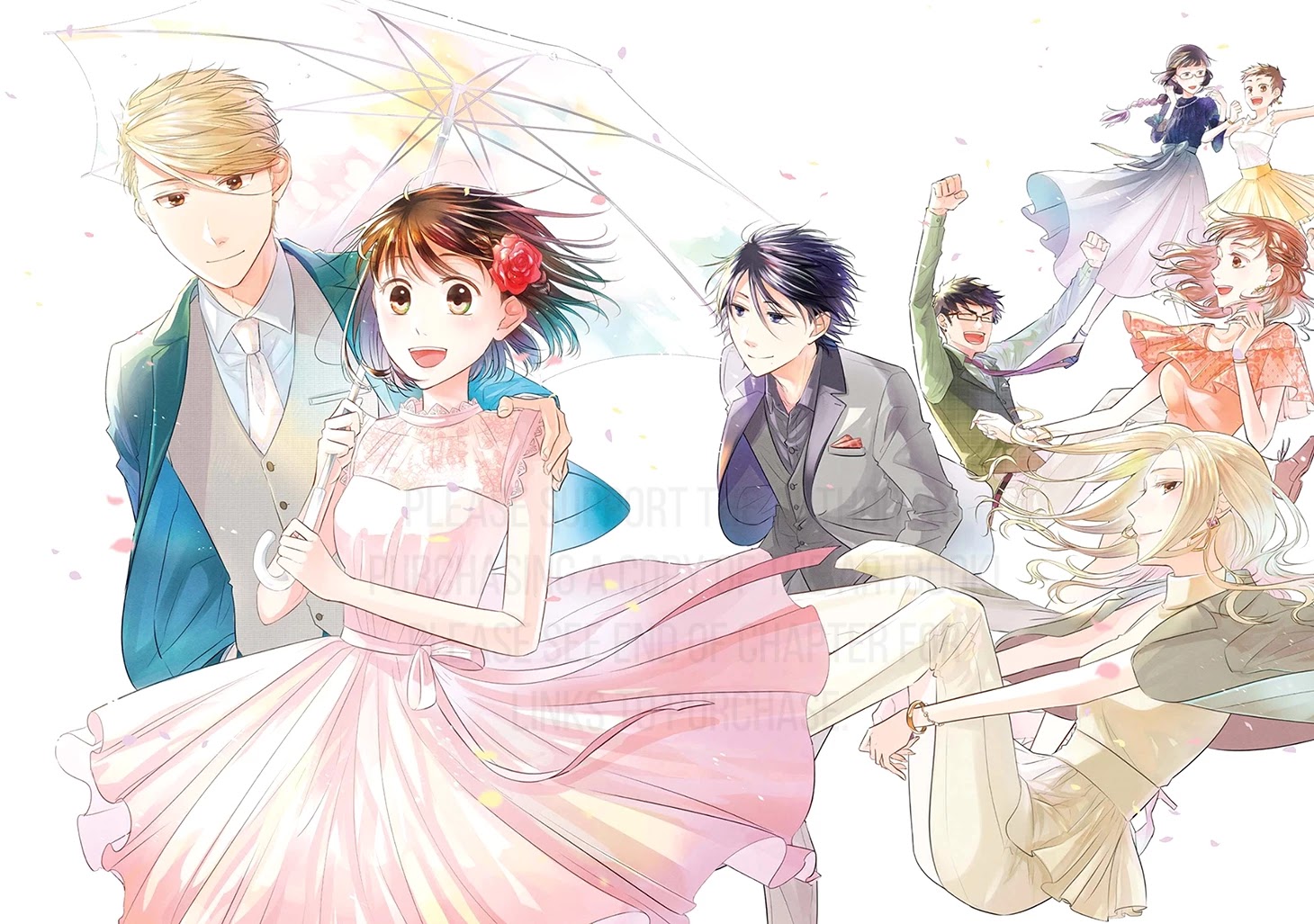 Koi to Yobu ni wa Kimochi Warui Chapter 56.5 page 1 - Chapter 56.5: Une Fleur: Artbook - Ch 1-6