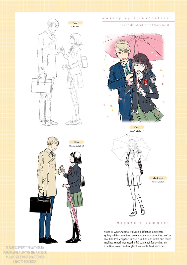 Koi to Yobu ni wa Kimochi Warui Chapter 56.5 page 14 - Chapter 56.5: Une Fleur: Artbook - Ch 1-6