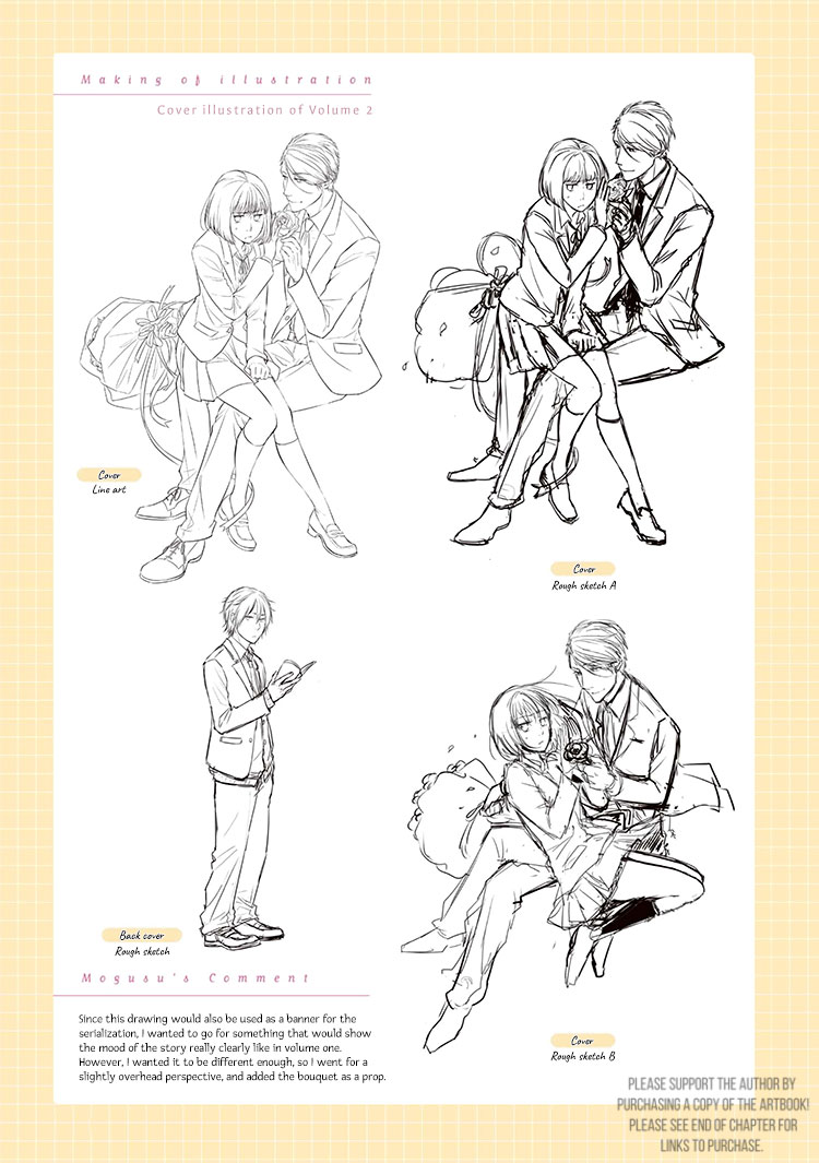 Koi to Yobu ni wa Kimochi Warui Chapter 56.5 page 7 - Chapter 56.5: Une Fleur: Artbook - Ch 1-6
