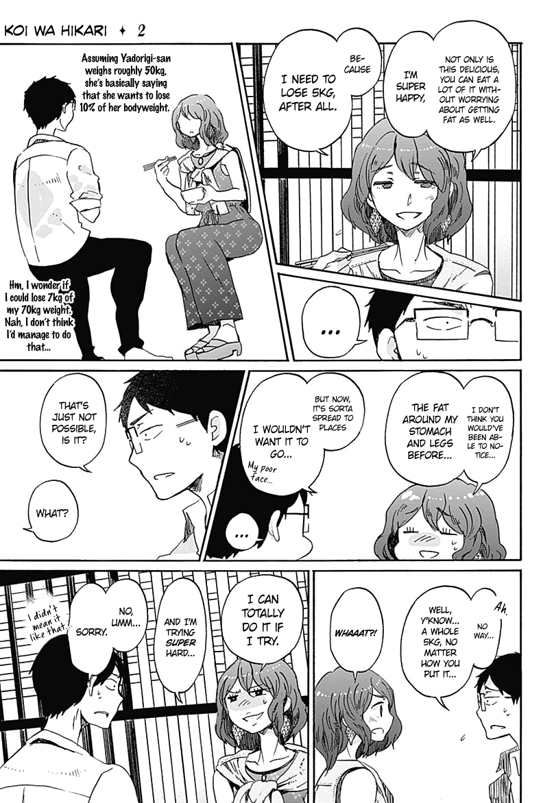 Koi wa Hikari Chapter 10 page 8 - Chapter 10: The Sparkling Yadorigi-san