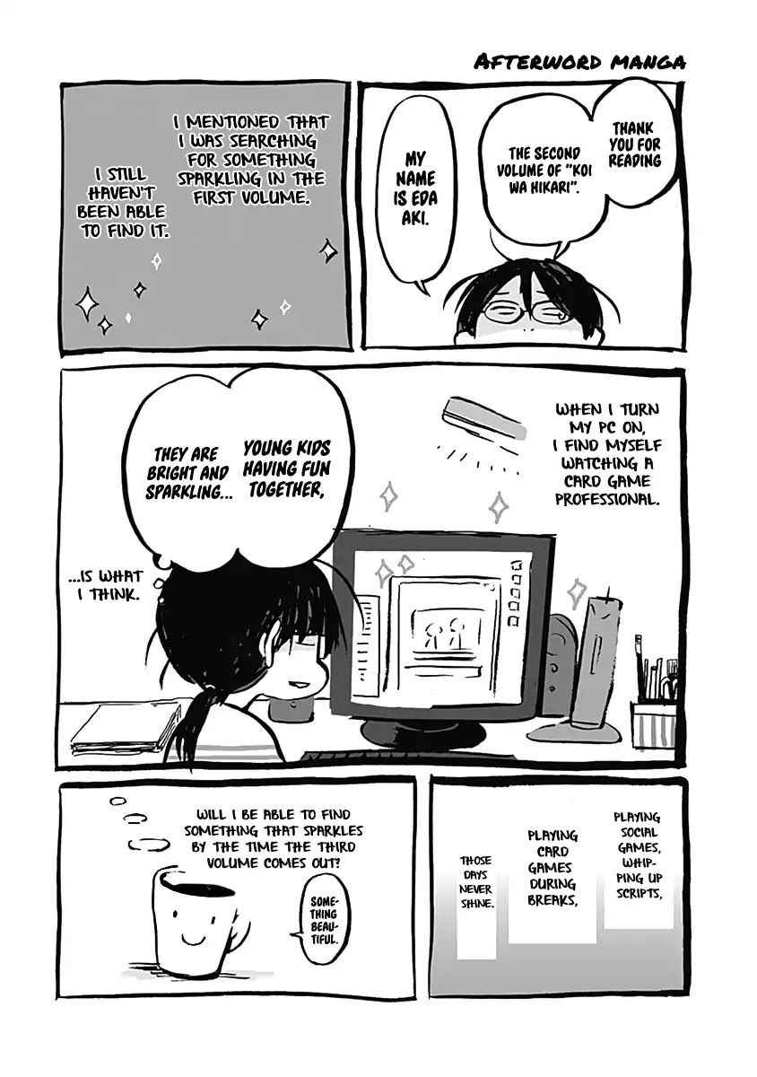 Koi wa Hikari Chapter 12 page 34 - Chapter 12: What do you like about me?