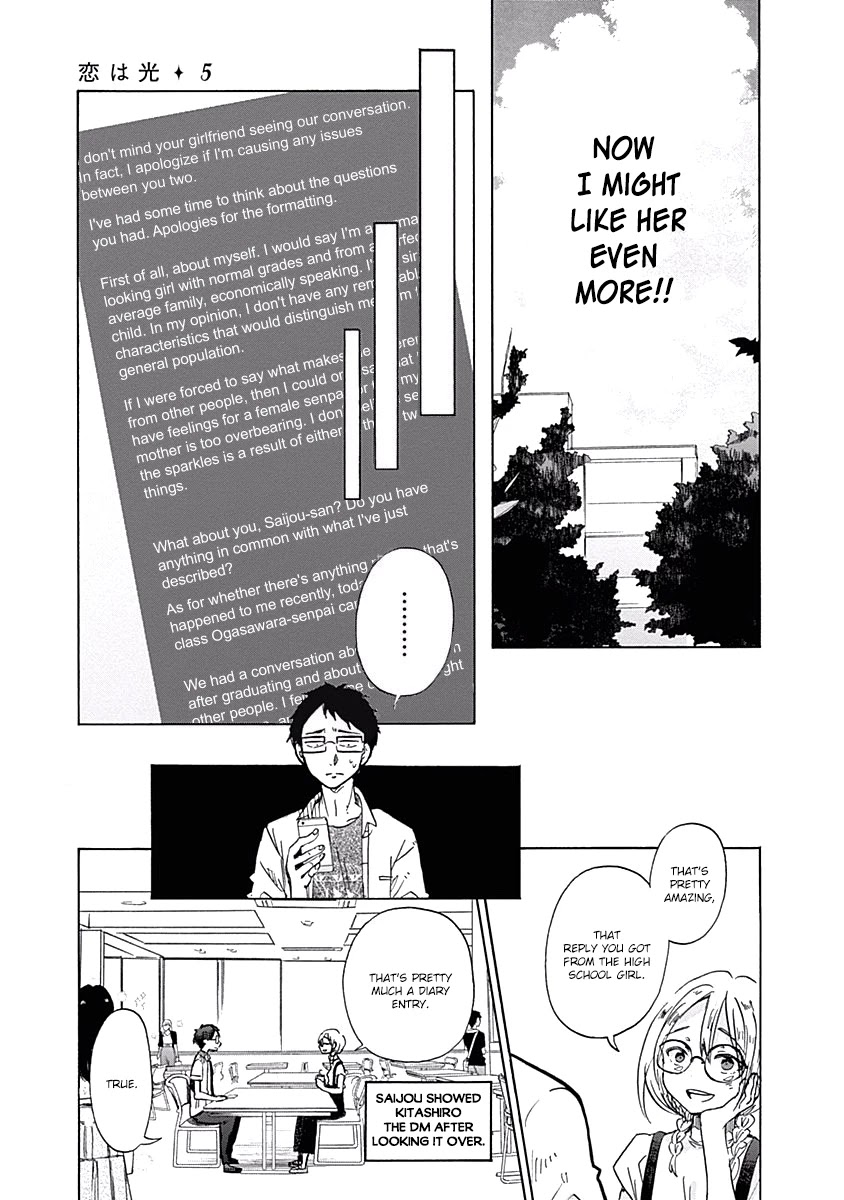 Koi wa Hikari Chapter 25 page 22 - Chapter 25: Their Respective Loves