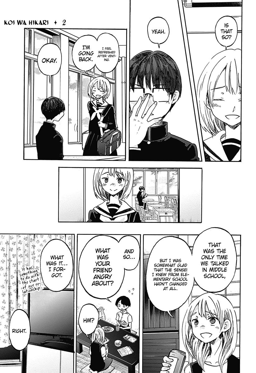 Koi wa Hikari Chapter 8 page 20 - Chapter 8: Their Circumstances