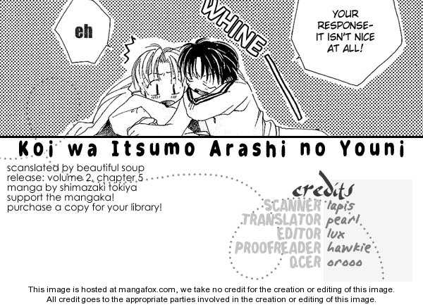 Koi wa Itsumo Arashi no Youni Chapter 2.5 page 1 - Vol.02 Chapter 5