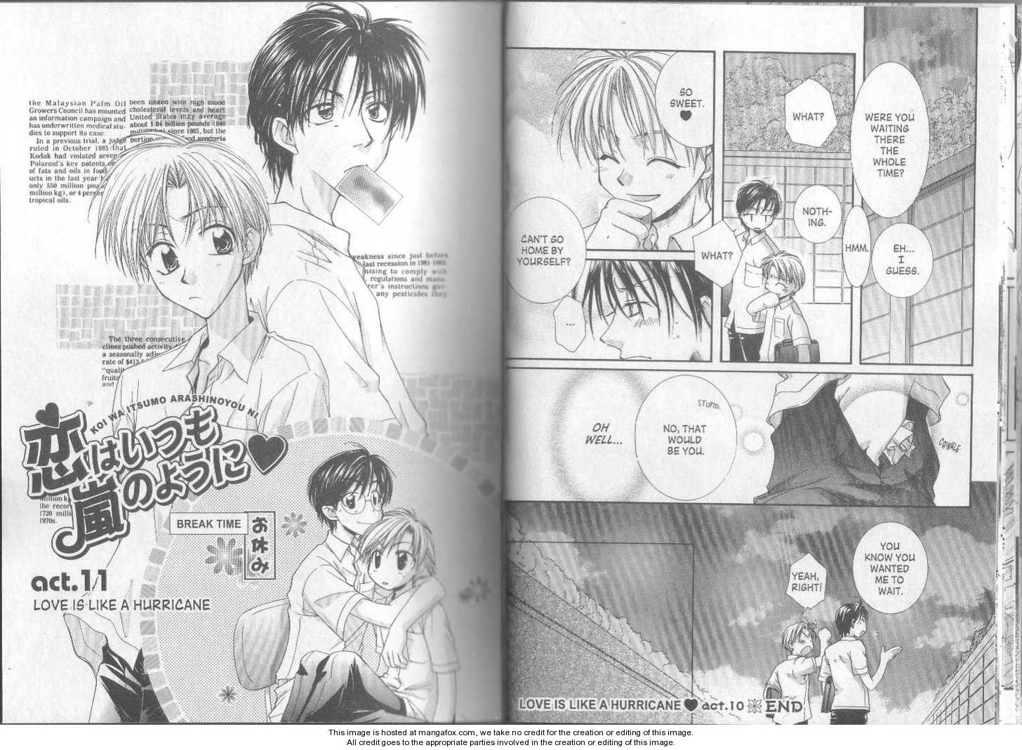 Koi wa Itsumo Arashi no Youni Chapter 4.1 page 15 - Vol.04 Chapter 1