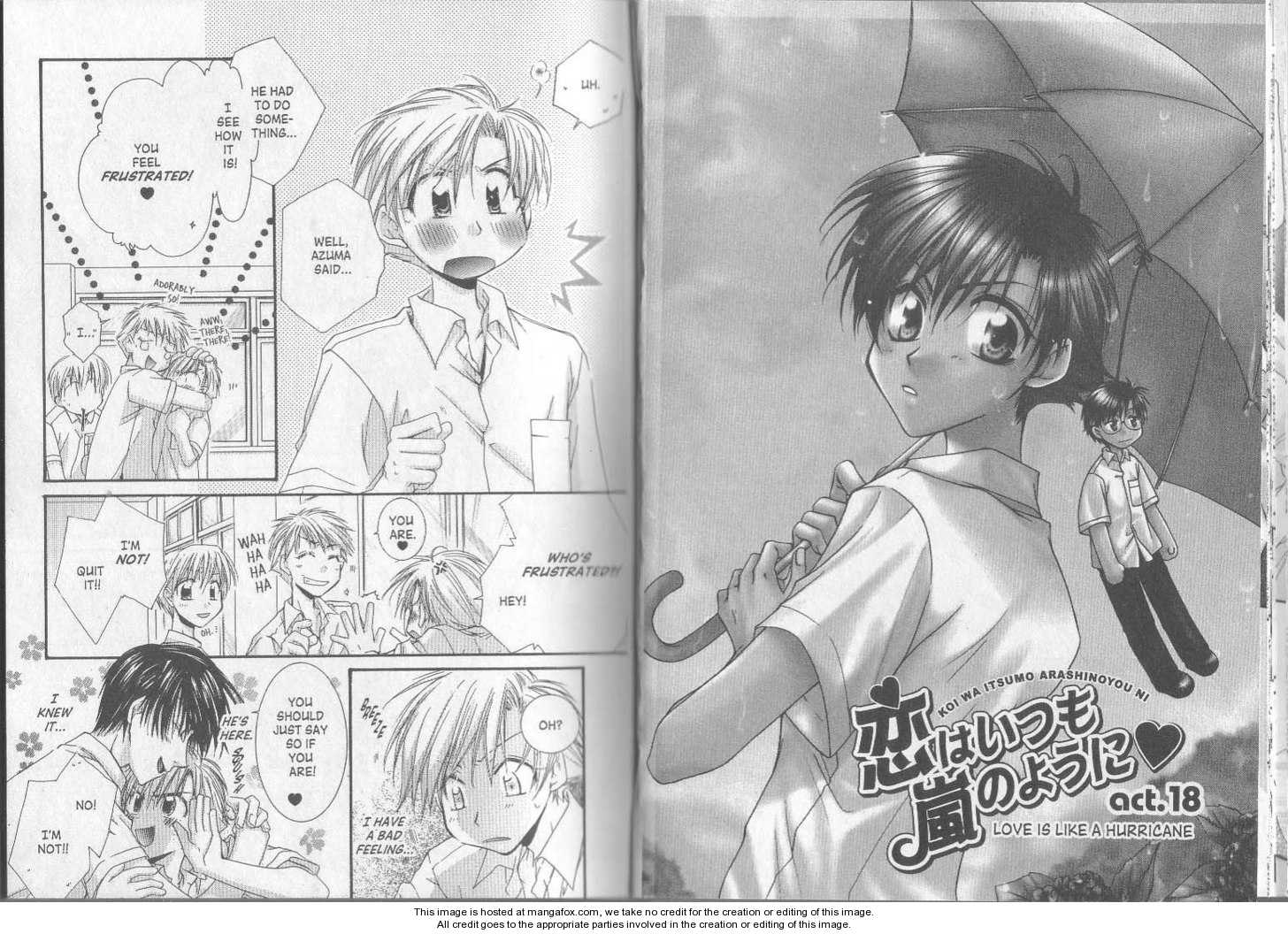 Koi wa Itsumo Arashi no Youni Chapter 5.1 page 18 - Vol.05 Chapter 1 : End